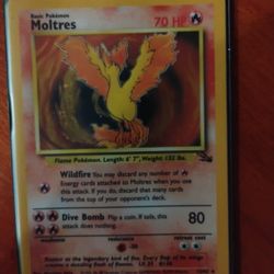 Pokemon 'Moltres' Holo
