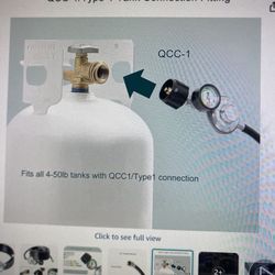 Propane 6ft Hose Regulator With Gauge