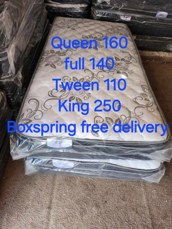 Mattress Pillow Top New