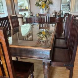 Antique Chinese Church Door Dining Room Table. 