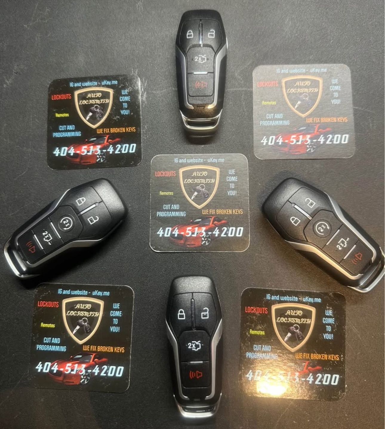 Ford Push Start Smart Key Fobs