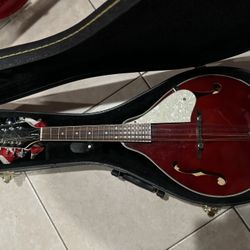 Tanglewood Union Series Teardrop Mandolin Wine Red