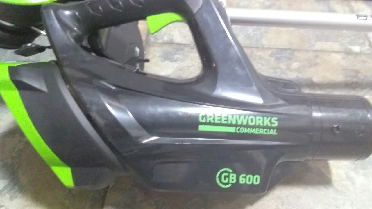 GREENWORKS COMMERCIAL GB600 LEAF BLOWER