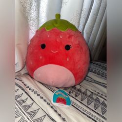 Squishmallows Scarlet the Strawberry 12" Stuffed Plush