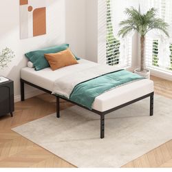 ✳️Brand new 🆕 Twin〰️18in high〰️Metal Bed 🛏️ Frame – Sturdy & Affordable!