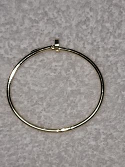 Gold-Tone Coin Bezel Pendant Frame