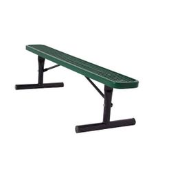 Two heavy duty park bench without back.