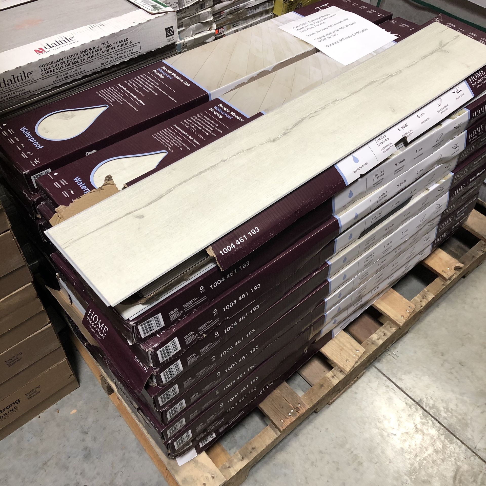 Home Decorators Collection Brooks Meadow Oak 7 in. x 42 in. Rigid Core Luxury Vinyl Plank Flooring (20.8 sq. ft./case)