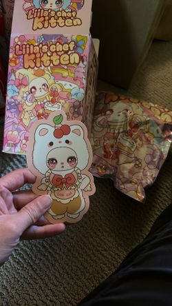 Liila’s Chef Kitten Blind Box Plushie Confirmed cherry toast 