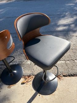 (2) Swivel & Adjustable Barstools