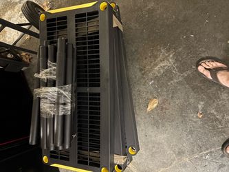 Complete plastic storage rack $10 OBO
