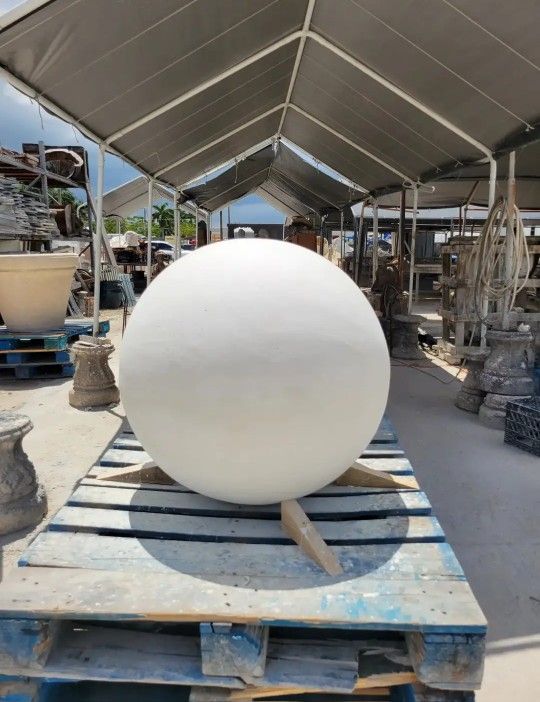 Concrete Large Ball Sphere Globes / Cement Garden Balls Backyard Patio Spheres / Concrete Orbs