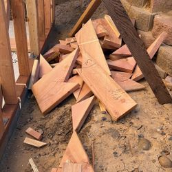 Construction Lumber Wood Left Over 