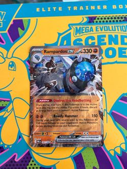 Rampardos Ex #45 Pokemon TCG Pitch Black  Mega Evolution