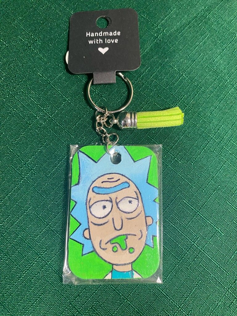 Rick & Morty Keychain Set