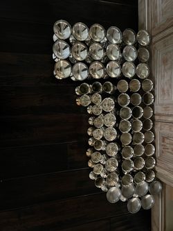 66 total silver plated cups