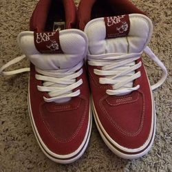 Burgundy Vans Half Cabs