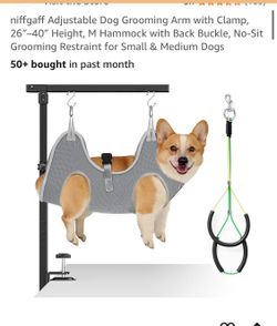 NIFFGAFF new adjustable dog grooming, arm W clamp