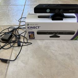 Xbox 360 Kinect Sensor with AC/USB adapter 