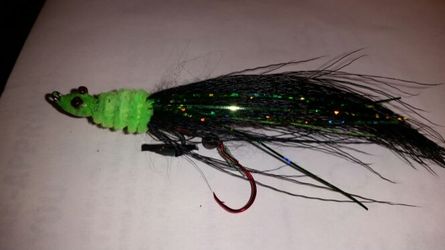 Fishing gear. Wet Flies.Wiskerfly