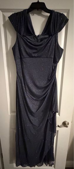 Sparkly dark gray Alex Evening gown Size 16