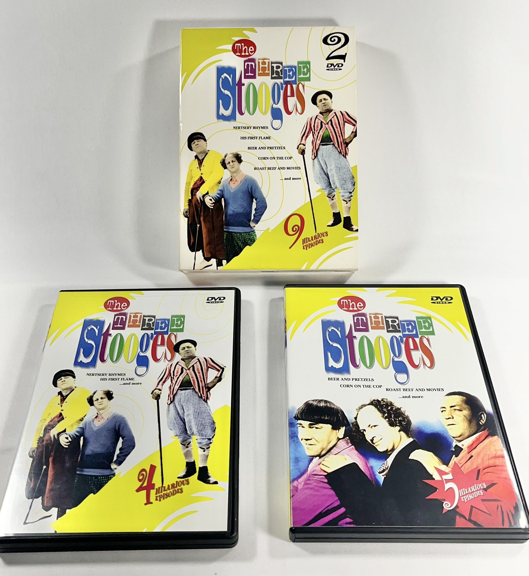 The Three Stooges DVD 2 Disc Set Vintage 2003 New Sealed DVDs
