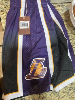 Mitchell & Ness Men's Fadeaway Swingman LA Lakers 2009 Shorts Multicolor 