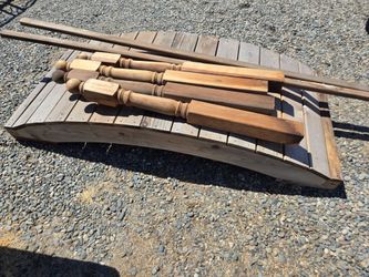 Wooden Garden Bridge