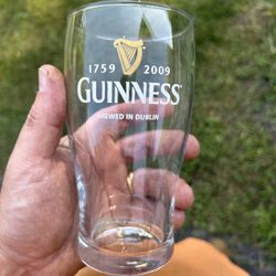 Guinness  Beer Glass  1759 to 2009 brand new, never used