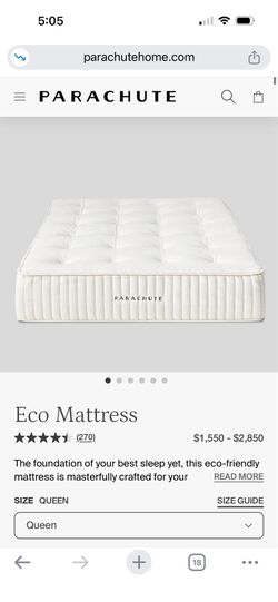 Parachute Mattress Queen - Lightly used