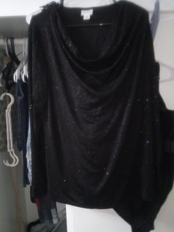 Plus Size Sparkly Shirt