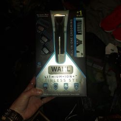 Wall lithium ion stainless steel all-in-one grooming system