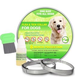 Natural Flea Tick Collar Preventative For Dogs Organic 