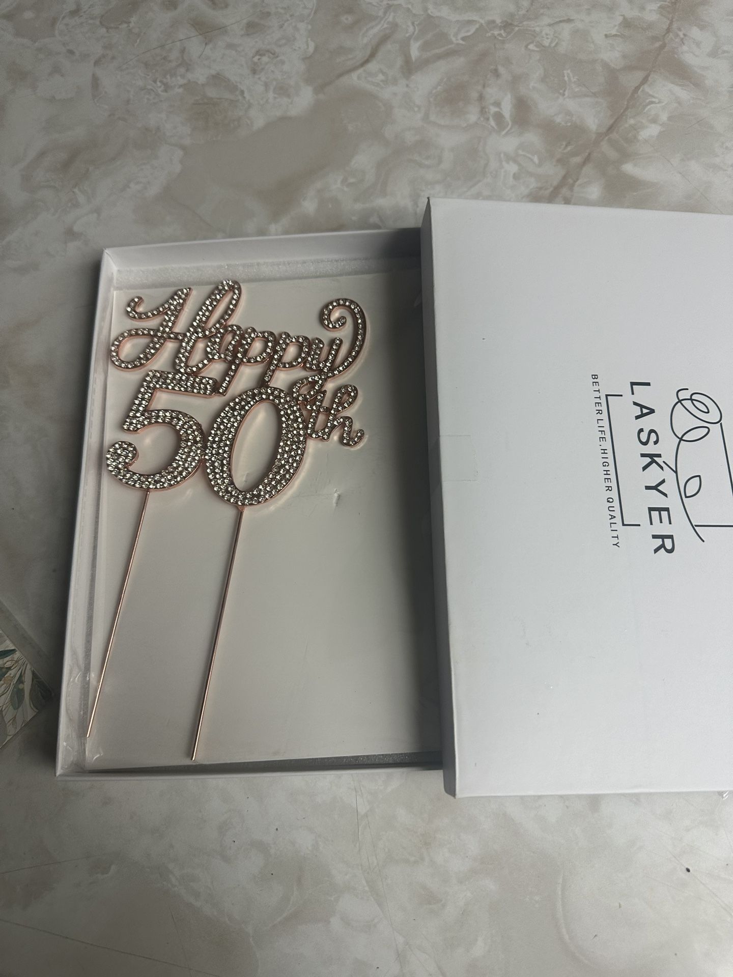 50th Birthday Cake Topper