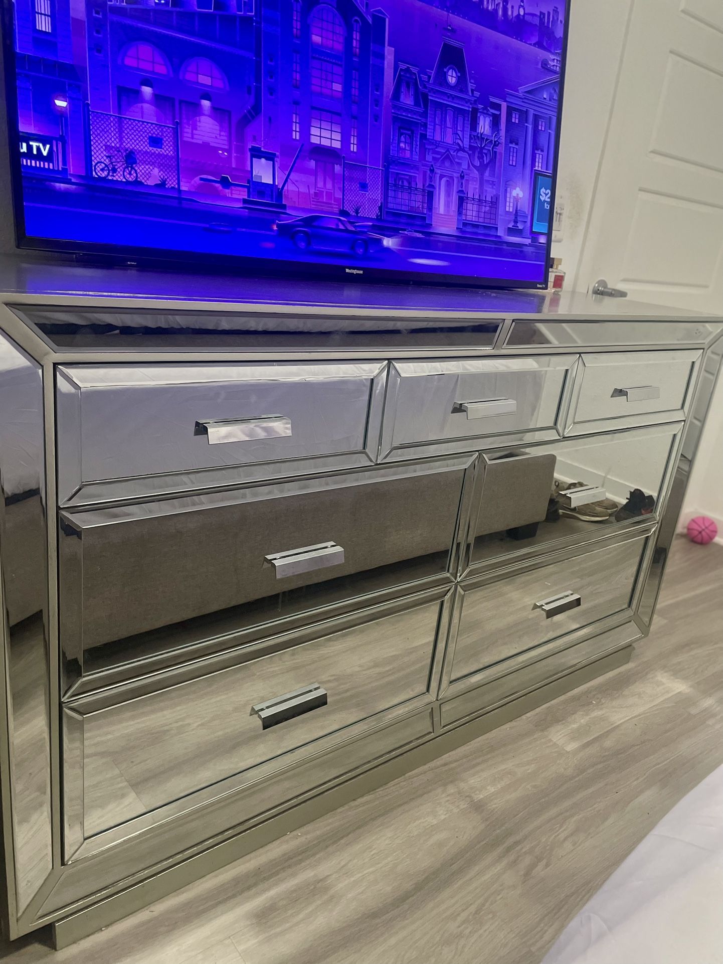 Mirrored Dresser