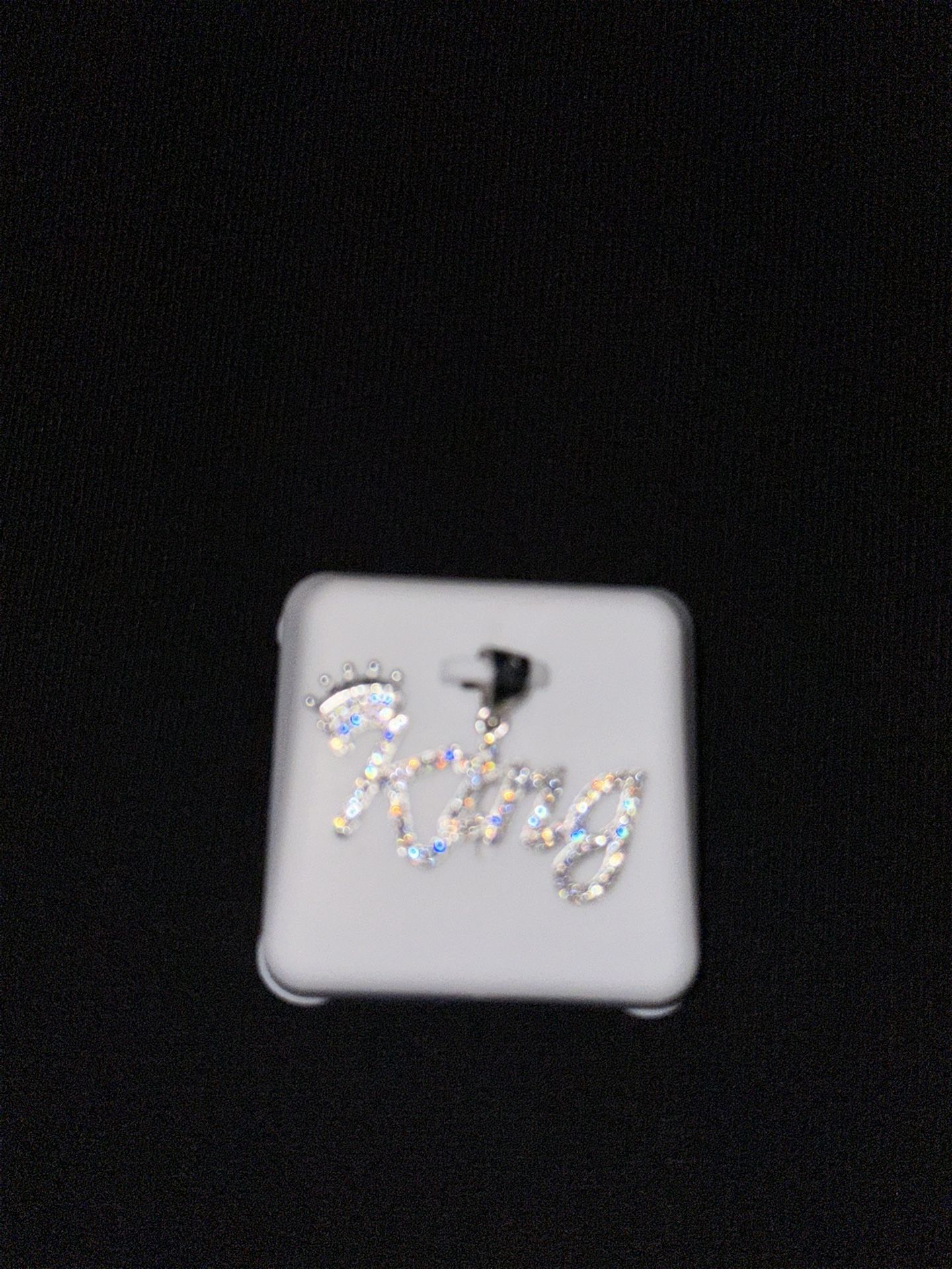 King Pendant With Chain