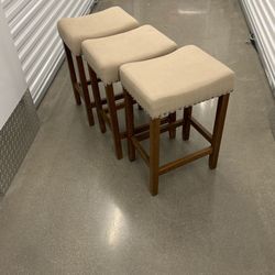3 Stools By Nathan James 24” Height