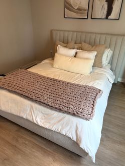 Queen Bed frame and Mattress