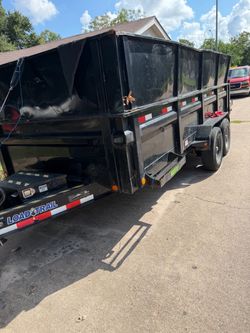 Load Trail Black Dump Trailer
