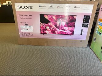 85 tv  Sony smart 4K HGTV 120 Hz $55 down Financing for delivery six month warranty