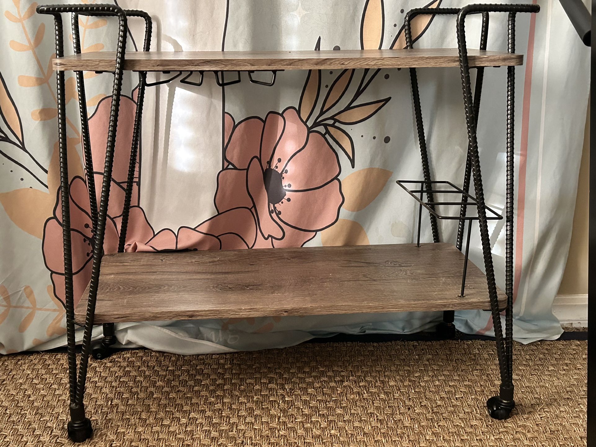 Industrial Style Bar Cart