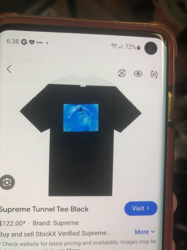 Authentic Supreme Large Shirt New