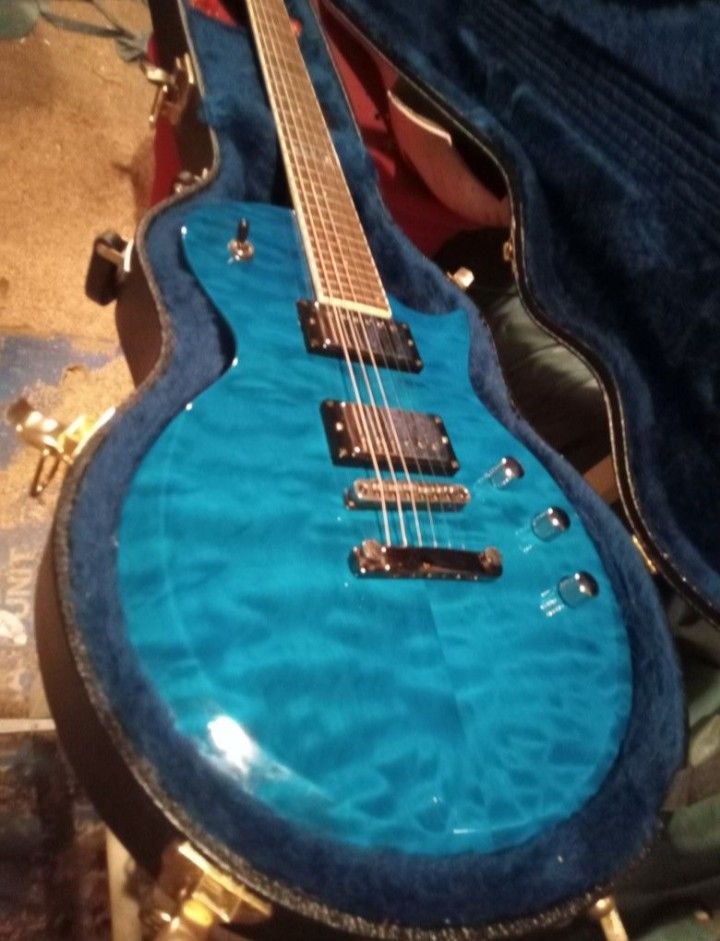 ESP LTD EC-200QM - See Thru Blue
