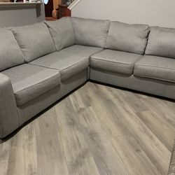 Sectional Couch Sofa Light Gray 99x99