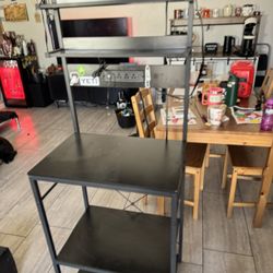 Coffee Bar With Shelves 