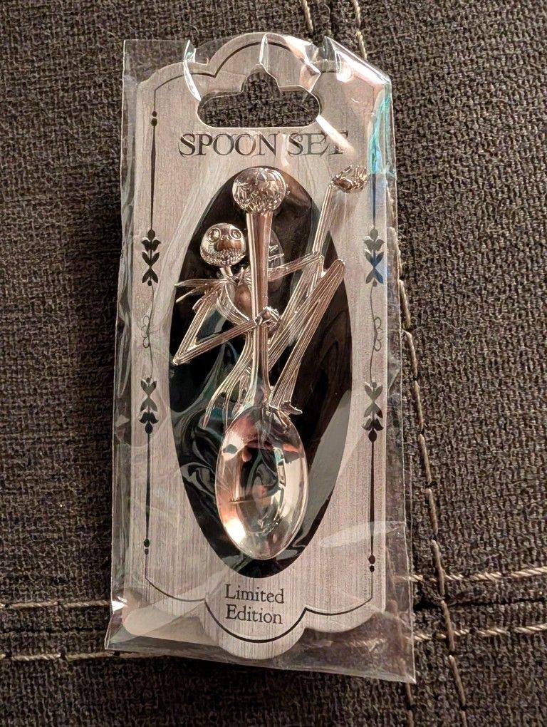 Disney Soda Fountain Nightmare before Christmas spoon pin Jack Skellington
