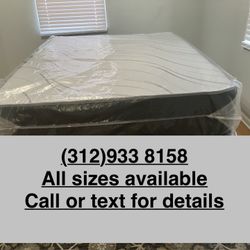 New Mattress, Boxprins & Metal Frame, All Sizes Available, Twin At $99 Best Quaity Low Prices. Hablamos Espanol