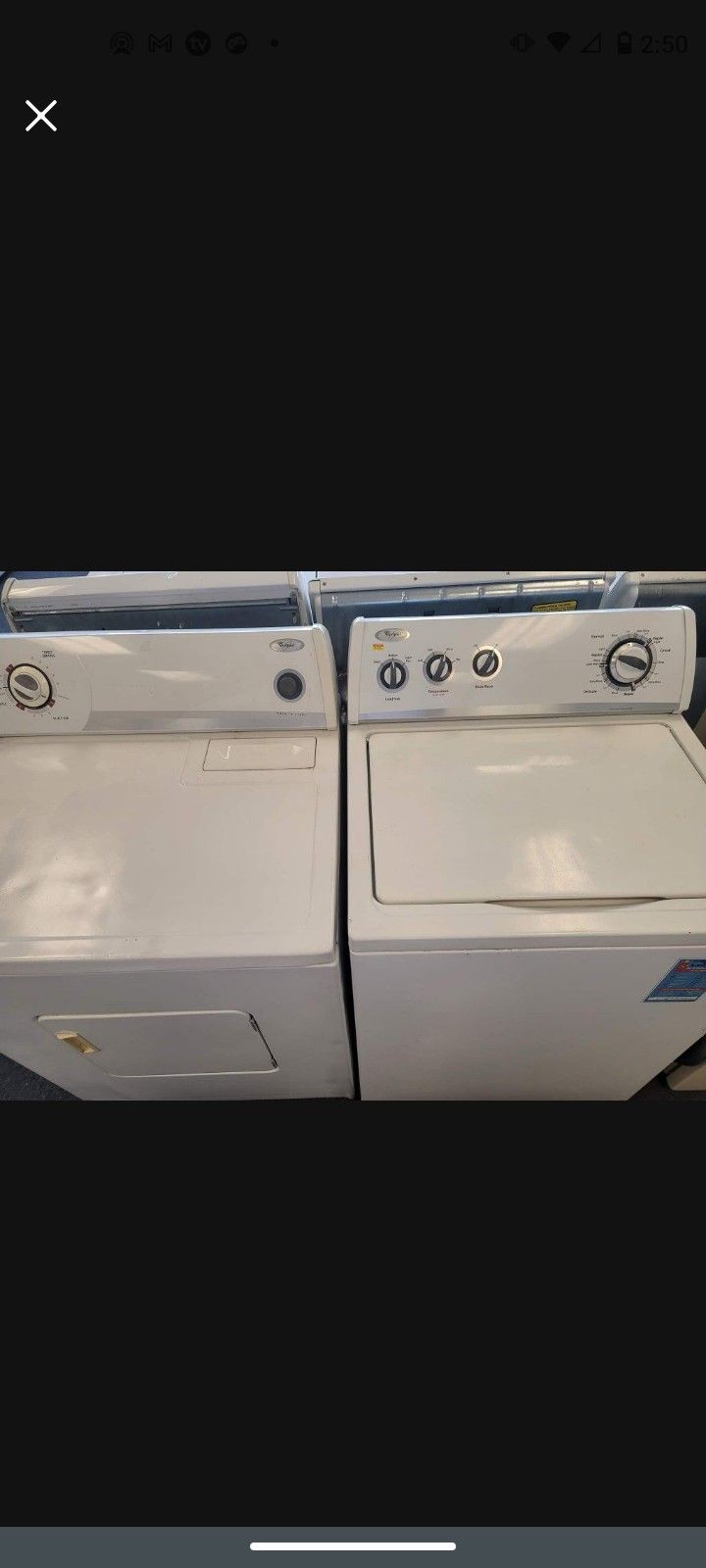 Washer And Electric Dryer Set