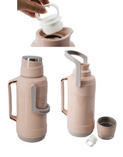 Uniware 3.2L Vacuum Thermas with Cap and Handle (Blue or Brown)
