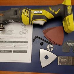 RYOBI P340 ONE+ 18V JOBPLUS BASE & OSCILLATING MULTI-TOOL TOOL ONLY, JOBMAX ATTACHMENT CAPABLE